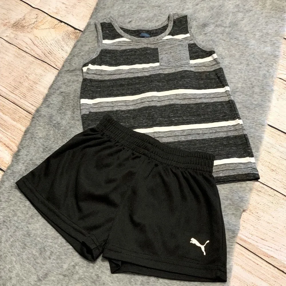 Puma & Old Navy Matching Shorts Set Size 5T